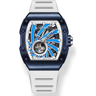 Bonest gatti Мъжки часовник Bonest Gatti Ghost Speed II, Автоматичен, Бял (BG9902-A1)