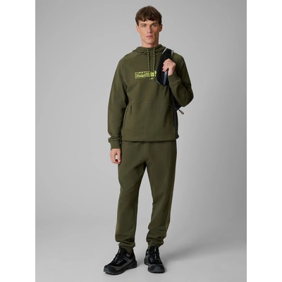 4F teplákové jogger nohavice khaki