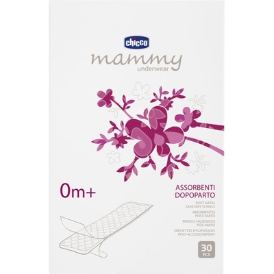 Chicco Mammy Post Natal Sanitary Towels дамски превръзки за след раждане 30 бр