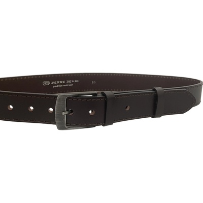 Penny Belts kožený opasek F2-1-40 tmavě hnědý