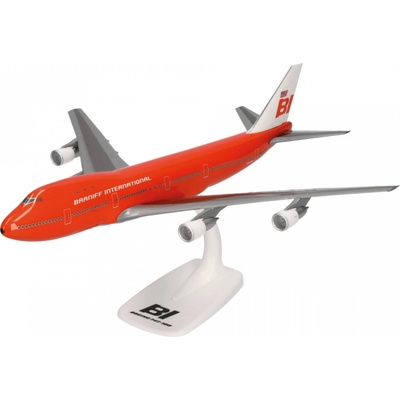 Herpa B747-127 Braniff International Big Orange Colors 1:250