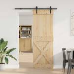 vidaXL Преплъзваща се врата NARVIK 80 x 210 см (152, 5 см) (3445348)