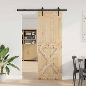 vidaXL Преплъзваща се врата NARVIK 80 x 210 см (152, 5 см) (3445348)