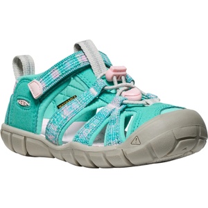 KEEN Детски сандали Keen Kids Seacamp II CNX Sandals - Bright Aqua / Giggle Pink - размер 25/26 (EU) (702-0206-6312)