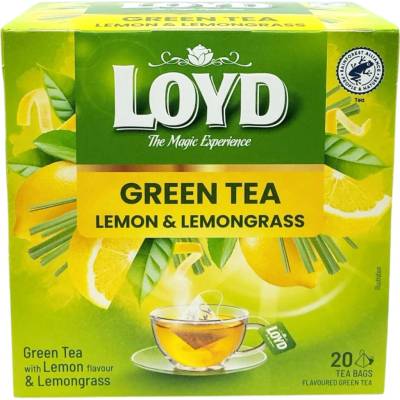LOYD čaj Green Lemon a lemongrass 20 x 1,5 g
