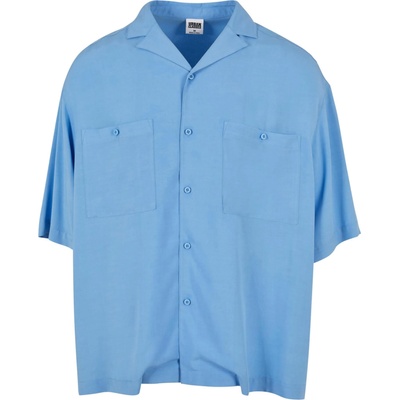 Urban Classics Риза синьо, размер L