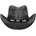 Fox Outdoor Сламена шапка Texas с лента за шапка, черно-кафява (10751)