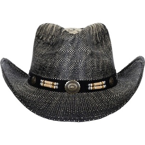 Fox Outdoor Сламена шапка Texas с лента за шапка, черно-кафява (10751)