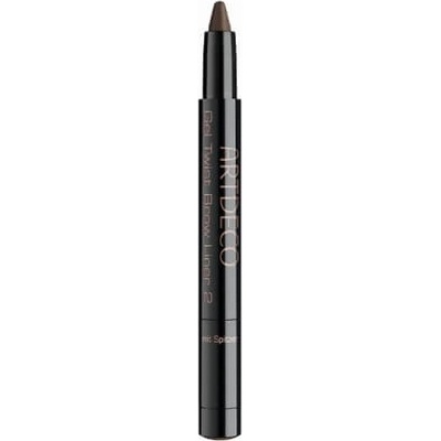 Artdeco Gel Twist Brow Liner gelová tužka na obočí 2 Deep Brown 0,8 g – Zbozi.Blesk.cz