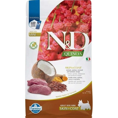 N&D Quinoa Skin & Coat Jelení 0,8 kg