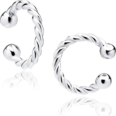 Lunica Stříbrná záušnice CORD 0960