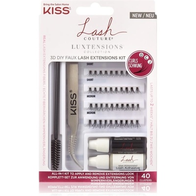 Kiss Sada pro aplikaci umělých řas Lash Couture LuXtension Cluster Kit – Hledejceny.cz