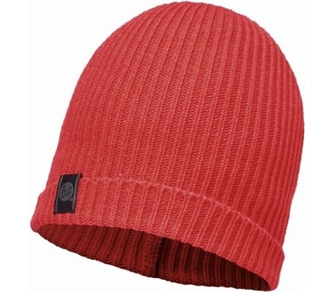 Buff knitted Hat Basic Coral pink