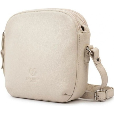 Paolo Peruzzi béžová dámská kožená crossbody kabelka Ashley