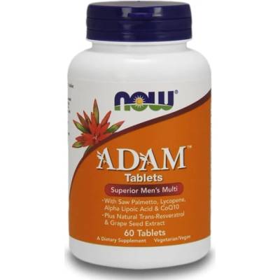NOW Adam Men's Multi, 60 таблетки, Now