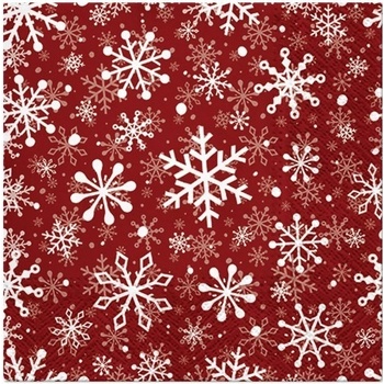 paw servítky christmas snowflakes 33x33cm