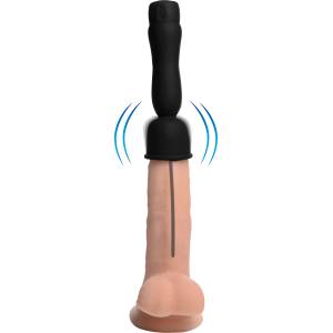 Trinity Vibes 16X Penis Head Teaser with Urethral Sound Black