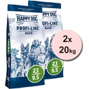 Granule pre psov Happy Dog Profi Line Basic 2 x 20 kg