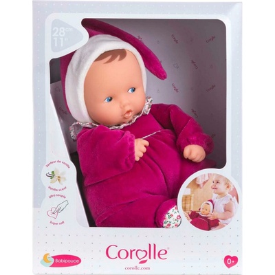 Corolle Babipouce Pink Grenadine Mon Doudou s modrými očami a špúliace ústočká 28 cm