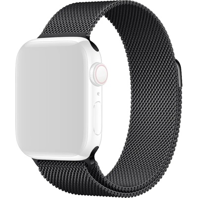 Rimeno Метална верижка тип Миланезе за Apple Watch 42/44/45/49 мм, черна (RSG-01-00A-1)