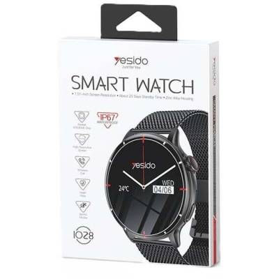 Yesido IO28 Smartwatch BT5.2 300mAh IP67 черен (YID000453) (YID000453)