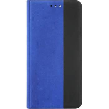 Prio Флип калъф за Apple iPhone 13 от изкуствена кожа, синьо-черен (15942)