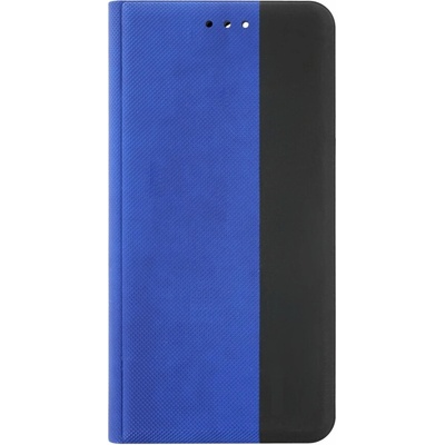 Prio Флип калъф за Apple iPhone 13 от изкуствена кожа, синьо-черен (15942)