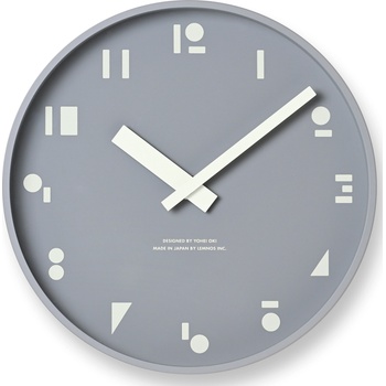 Lemnos Стенен часовник m, s, s. сив (syo21-04 gy)