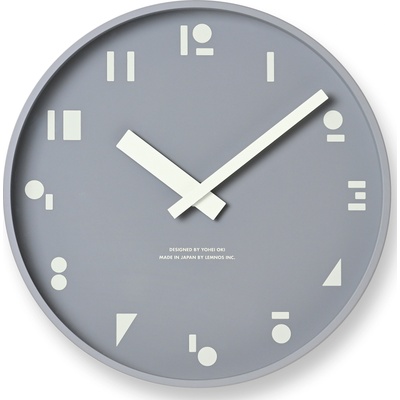 Lemnos Стенен часовник m, s, s. сив (syo21-04 gy)