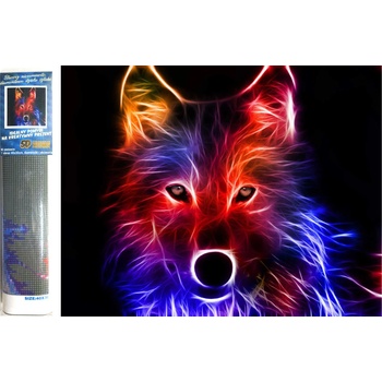 Image 1 of Norimpex - Puzzle Diamond Painting Vlčí prízrak 30x40cm - 1 - 39 piese