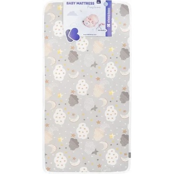 KikkaBoo Матрак KikkaBoo - Fantasia, 60 x 120 x 9 cm, Clouds Grey (41107030001)