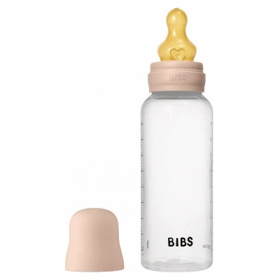 Bibs antikoliková fľaša s kaučuk cumlíkom Blush 270ml