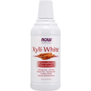 NOW Вода против плака - XyliWhite [473 мл] Канела