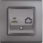 Panasonic РОЗЕТКА KOMПЮТЪРНА LIn LIfe 90402032 CAT5e СИВА (90402032)