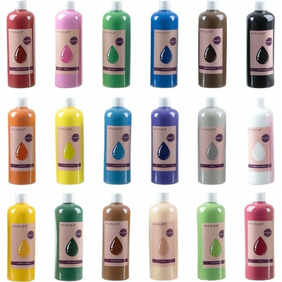 Maaleo 26341 plakátové barvy 18 x 500 ml – Zboží Mobilmania
