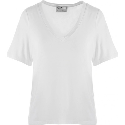 Vero Moda Aware modalové tričko do V bílé