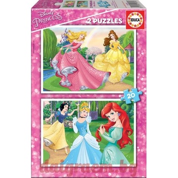Image 1 of Educa Пъзел EDUCA 16846 - 2 х 20 части - Disney Princess (EDU16846)