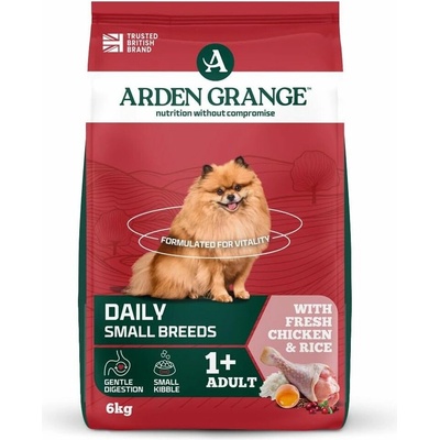 Arden Grange Adult mini with fresh chicken & rice 6 kg