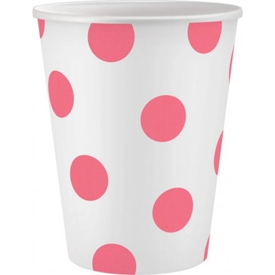 Godan Poháre ružové bodkované