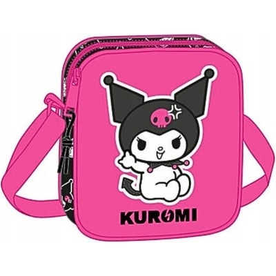 Safta malá dievčenská crossbody taška, vrecko pre deti Kuromi
