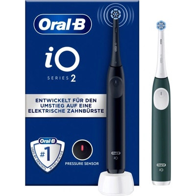 Oral-B iO2 - Електрическа четка за зъби, комплект от 2 броя (612418)