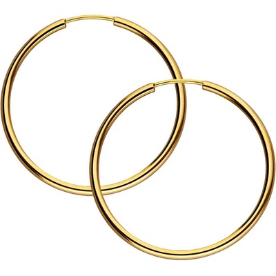 Zlaton Náušnice kruhy žluté zlato 3.5cm 2.25g 000210205257