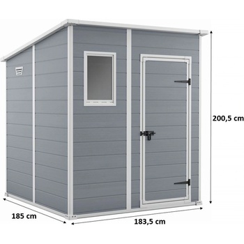Keter Manor 6 x 6 sivý