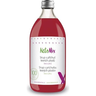 KetoMix Sirup lesných plodov bez cukrov 0,5 l