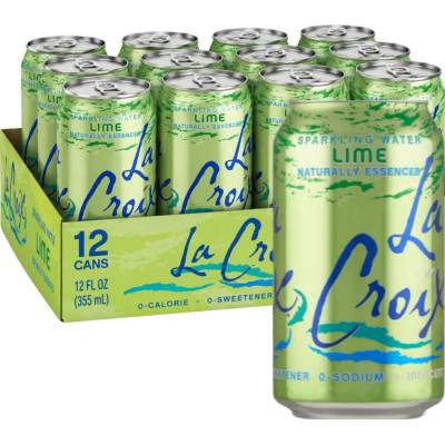 La Croix sycený nápoj s příchutí limetky 12 x 355 ml