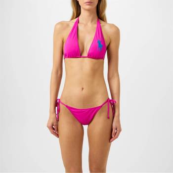 Ralph Lauren Бикини Polo Ralph Lauren Logo Icon Triangle Bikini - Hot Pink