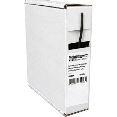 Intercable 183263 zmršťovacia bužírka čierna 2.4 mm 1.2 mm Pomer zmrštenia:2:1 1 ks