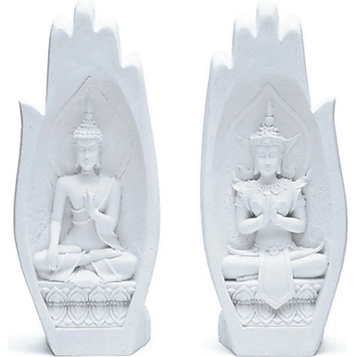 Milujeme Kameny Ruce Mudra Namaste s Buddhy - soška Feng Shui