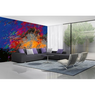 DIMEX ART Самозалепваща се флизелинова фототапета абстрактен цветен модел 375 x 250 см