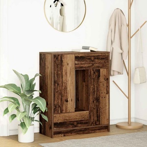 vidaXL Бюфет с чекмеджета и вратички, старо дърво, 73x31x90 см (861857)
